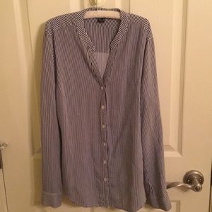 Striped Button Down Shirt